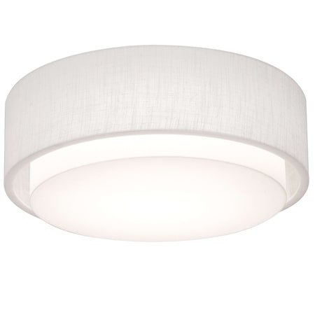 Afx Sanibel 16'' Flush Mount - Linen White Shade SAF1614MB-LW